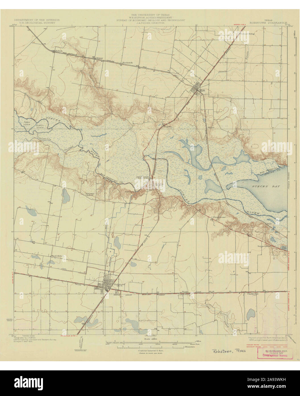 Map of robstown hires stock photography and images Alamy