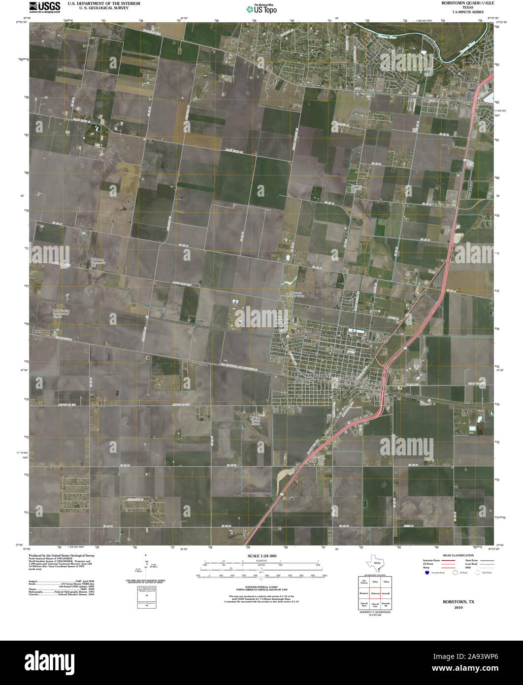 Map of robstown hires stock photography and images Alamy