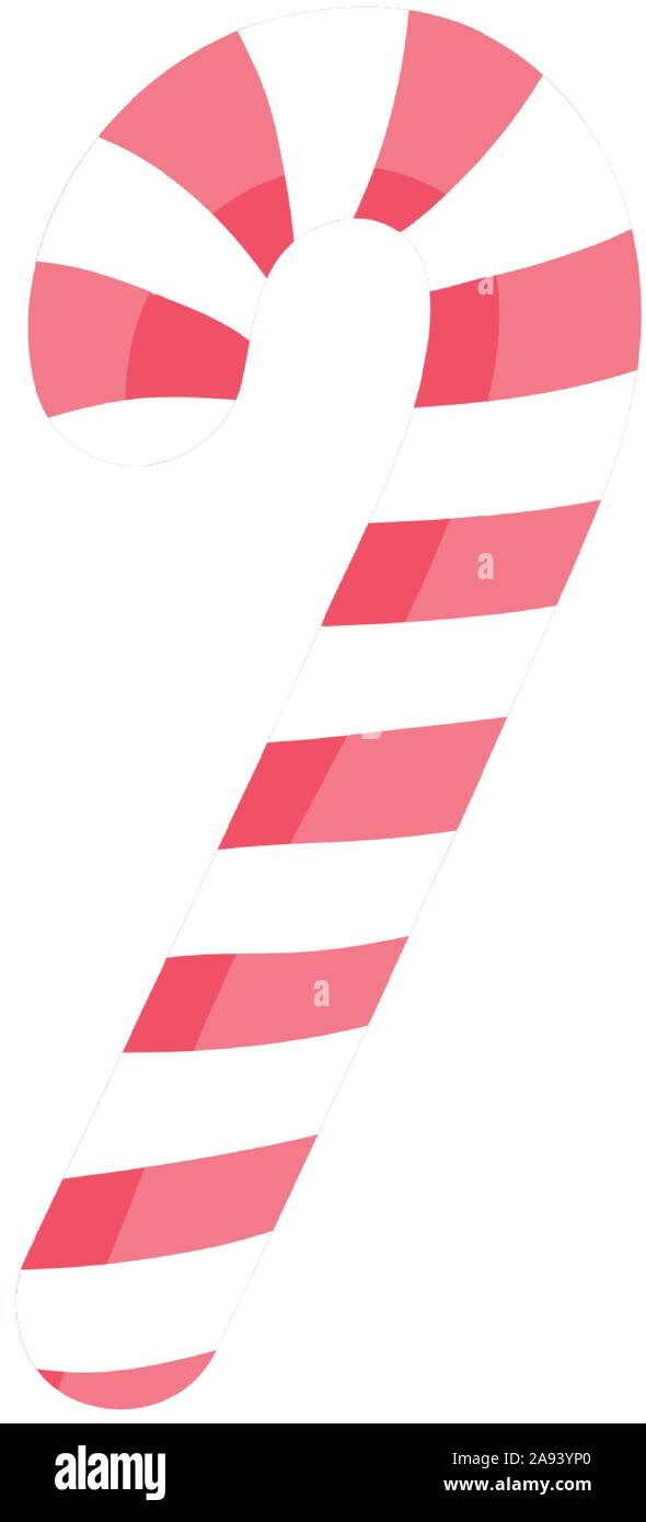 merry christmas celebration candy stick peppermint snack vector ...