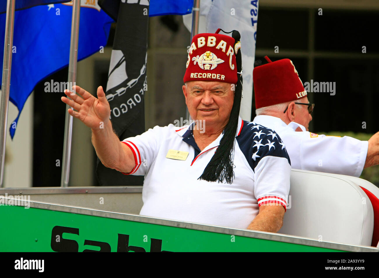 Sabbar Shriner At The Veterans Day Parade In Tucson Az Stock Photo Alamy