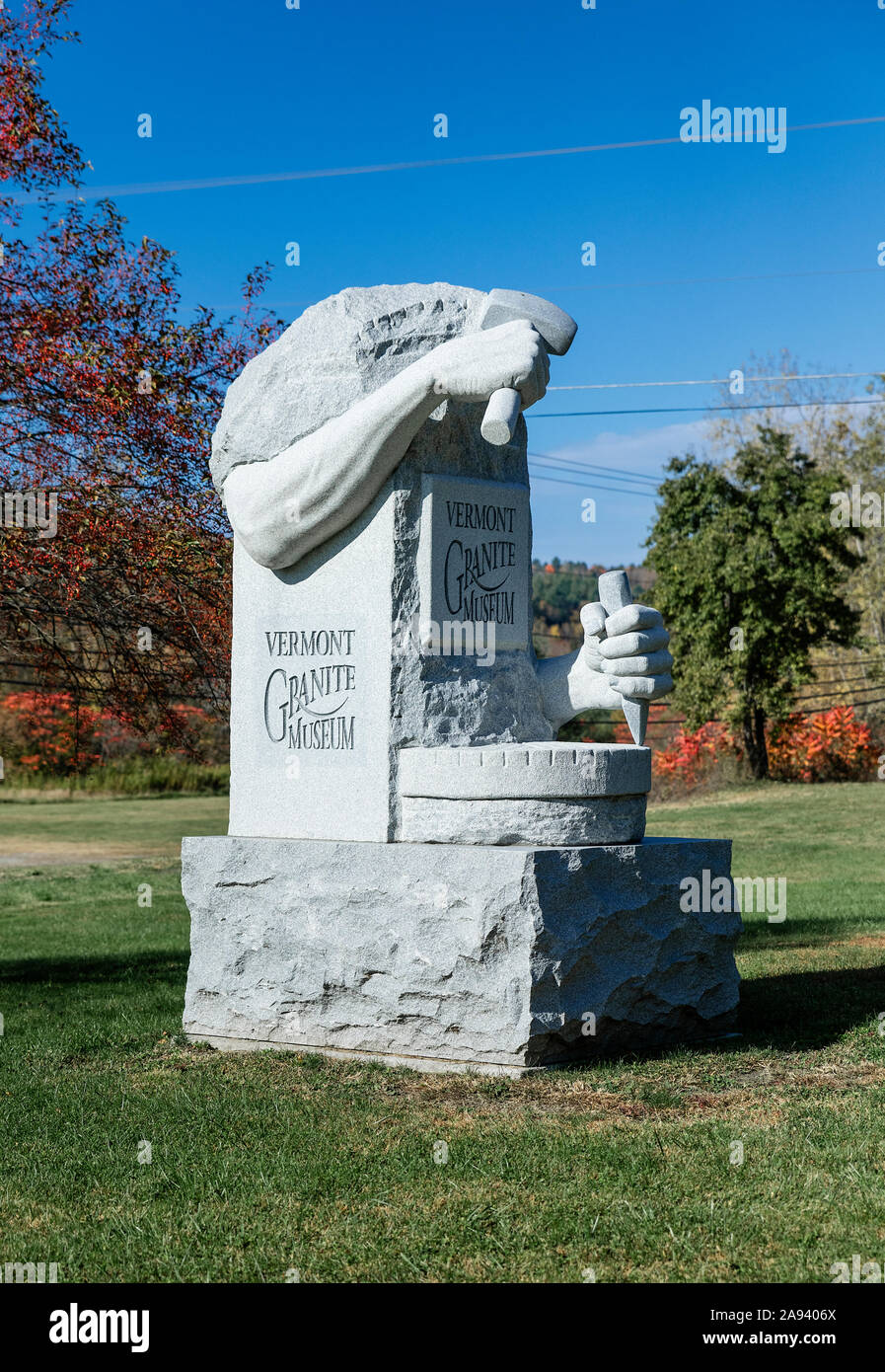 Vermont Granite Museum, Barre, Vermont, USA Stock Photo Alamy