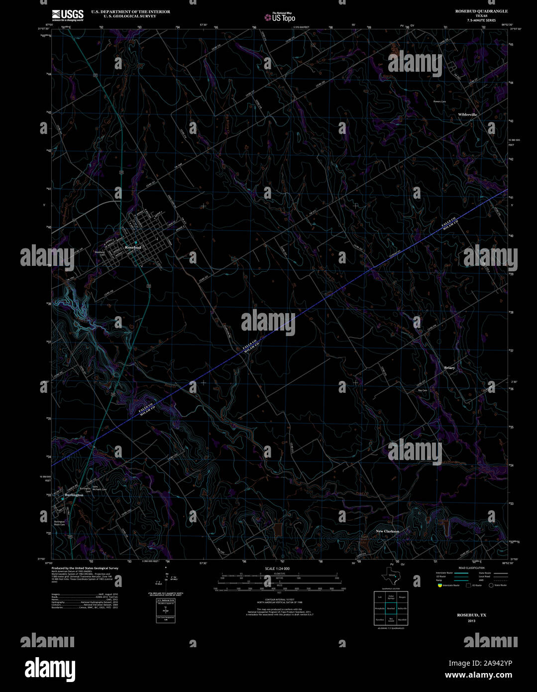 Map of rosebud hires stock photography and images Alamy