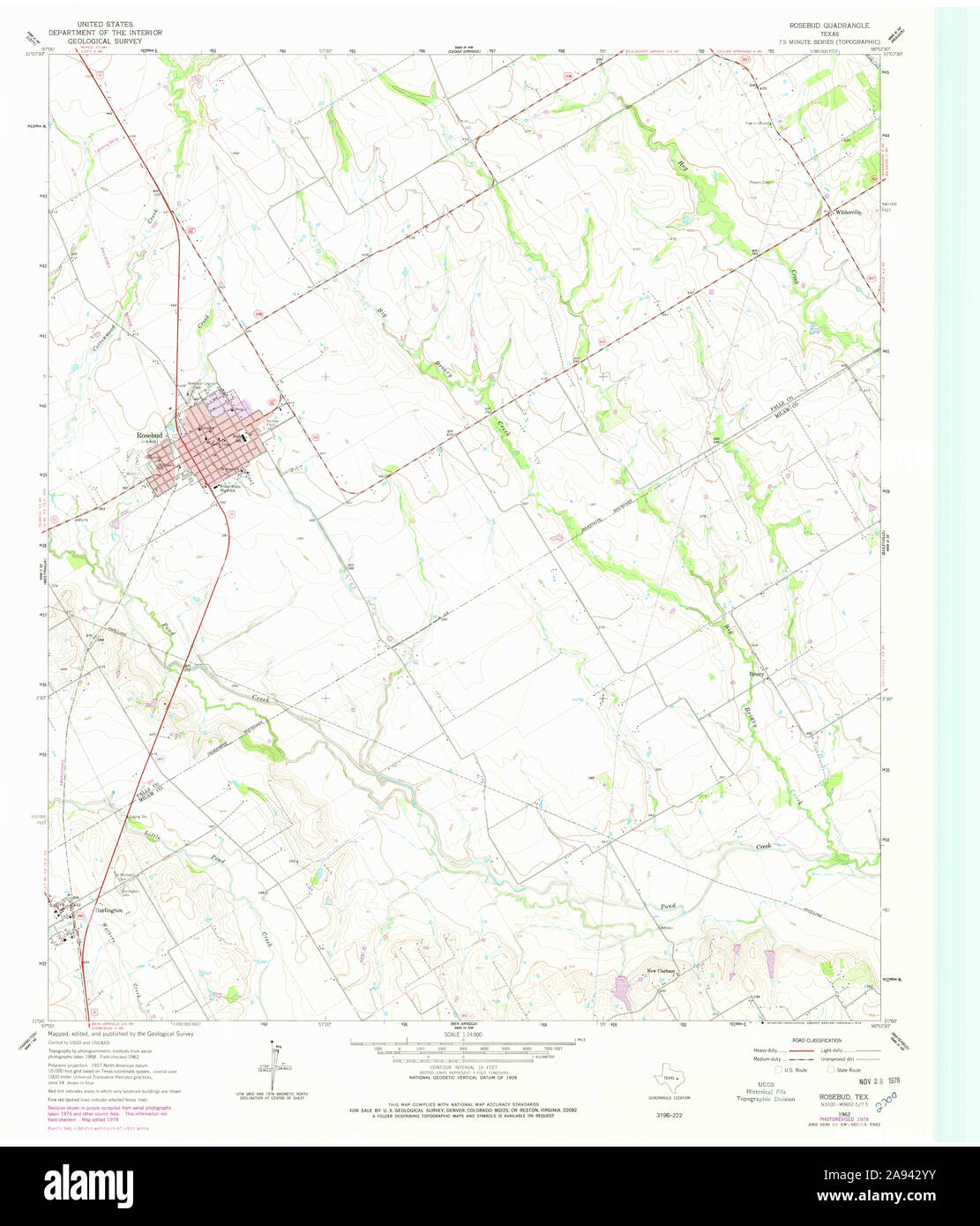 Map of rosebud hires stock photography and images Alamy