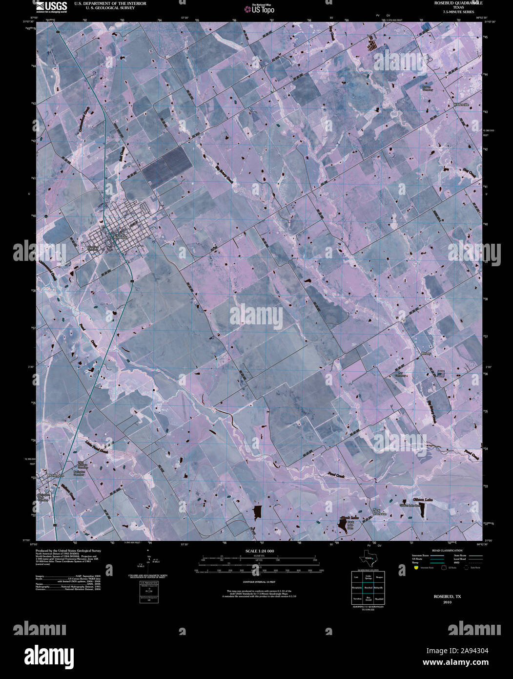 Map of rosebud hires stock photography and images Alamy