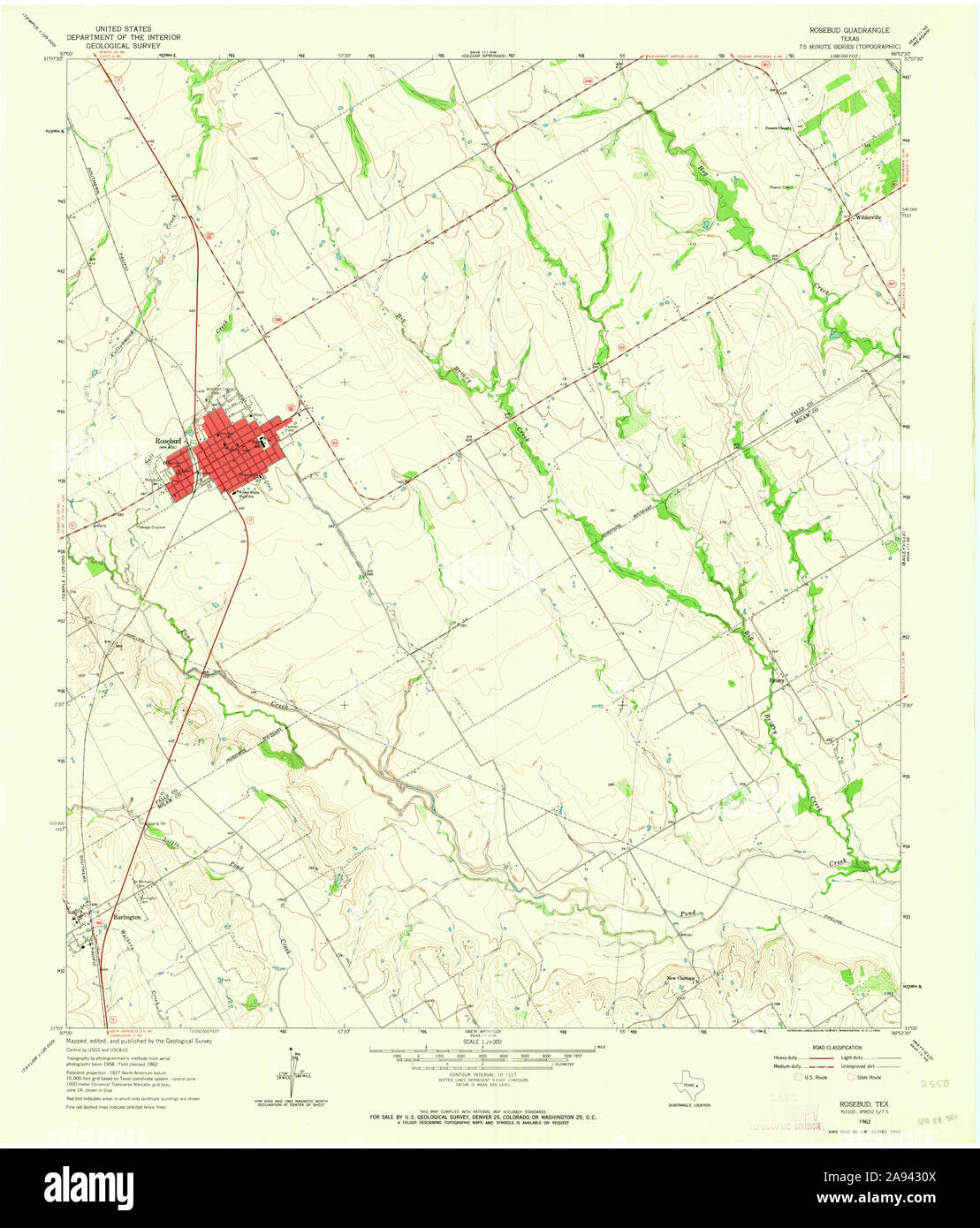 Map of rosebud hires stock photography and images Alamy