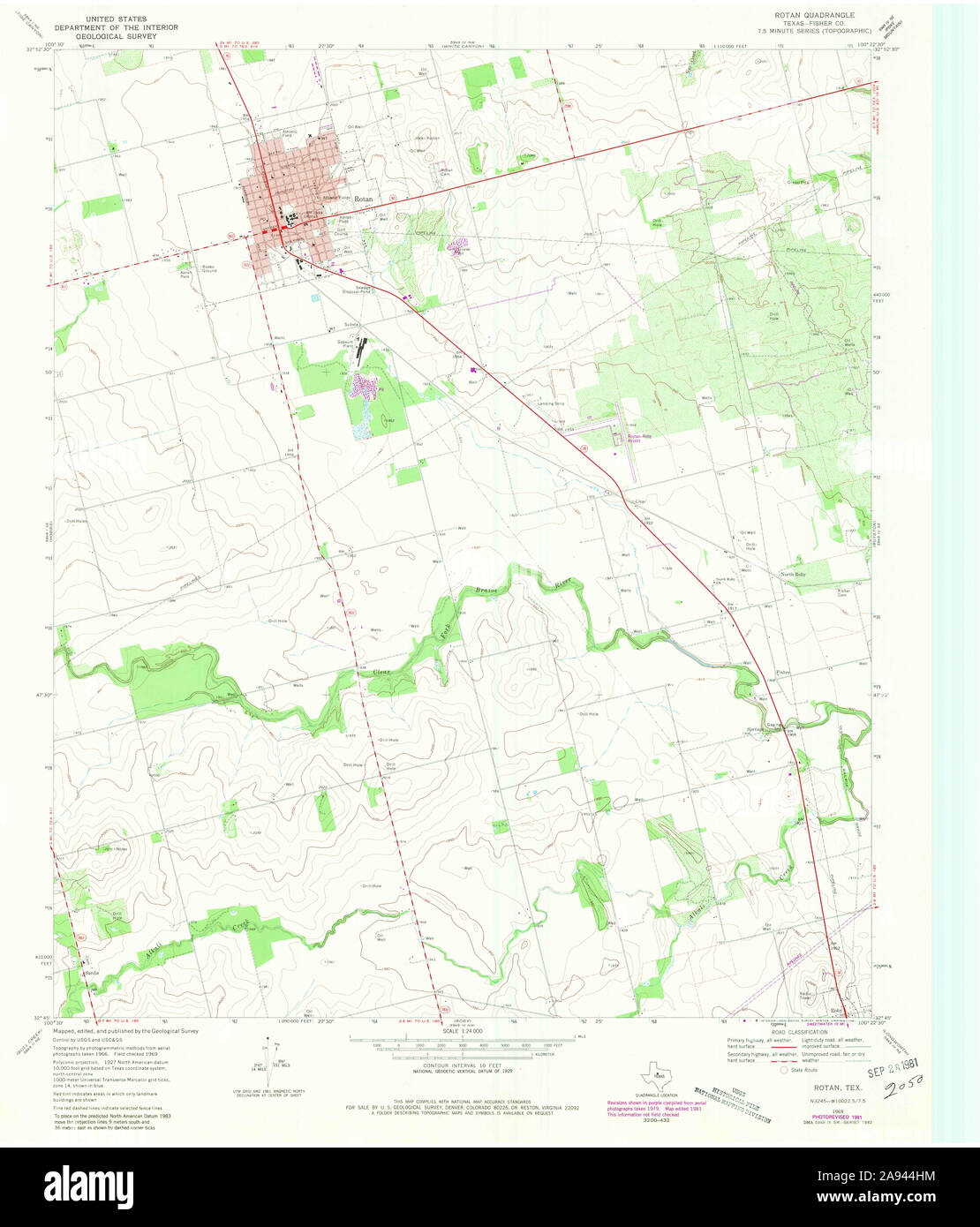 Map of rotan texas hires stock photography and images Alamy