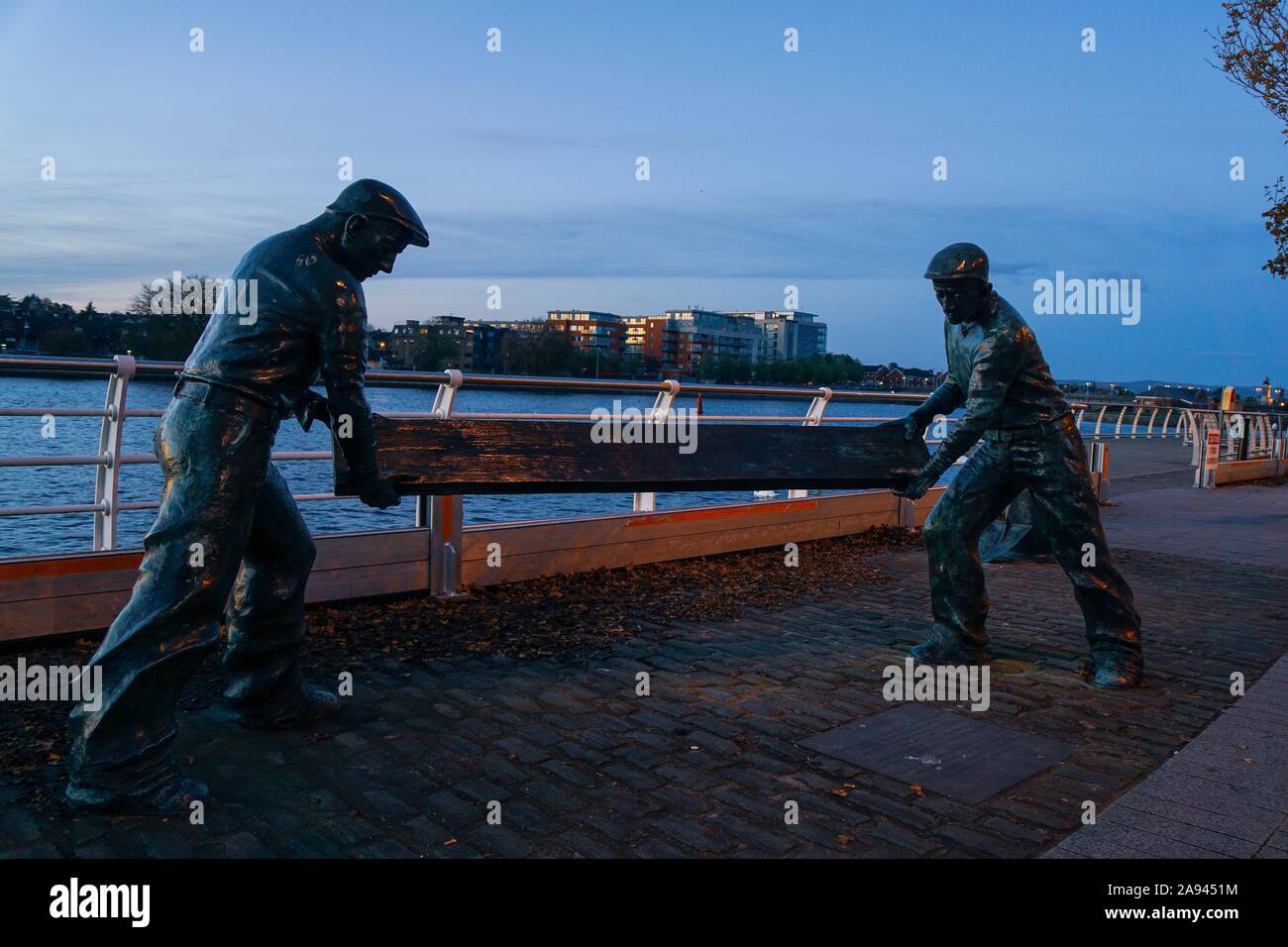 Dockers Monument, Limerick, Ireland Stock Photo - Alamy