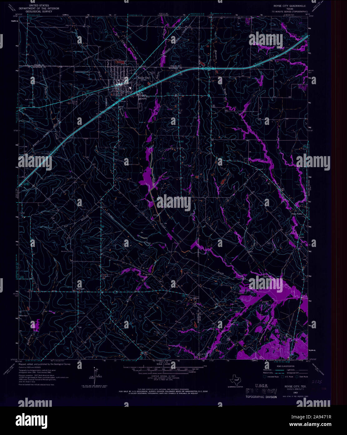 Map of royse city texas hires stock photography and images Alamy