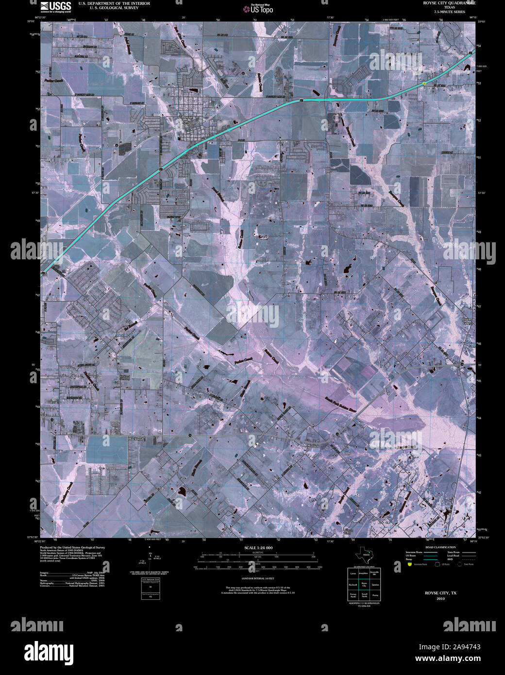 Map of royse city hires stock photography and images Alamy