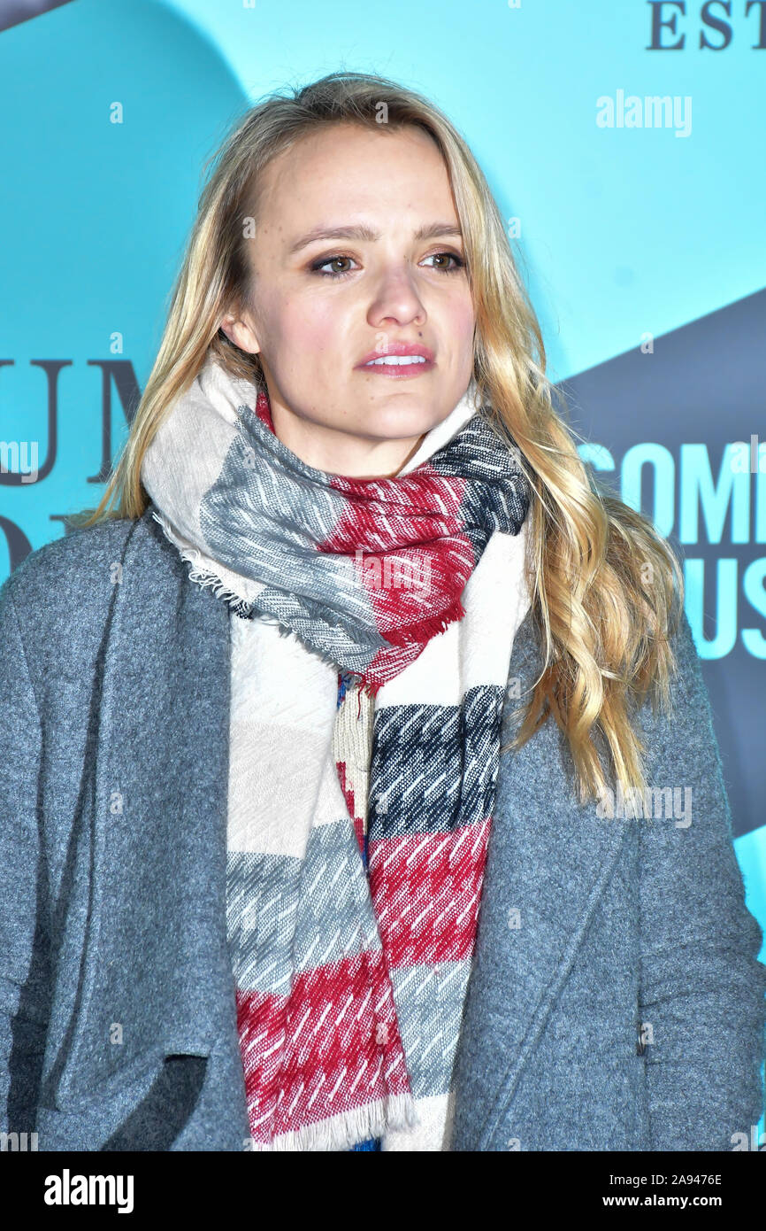 London, UK. 12th Nov 2019. Laura Aikman arrivers Skate at Somerset ...