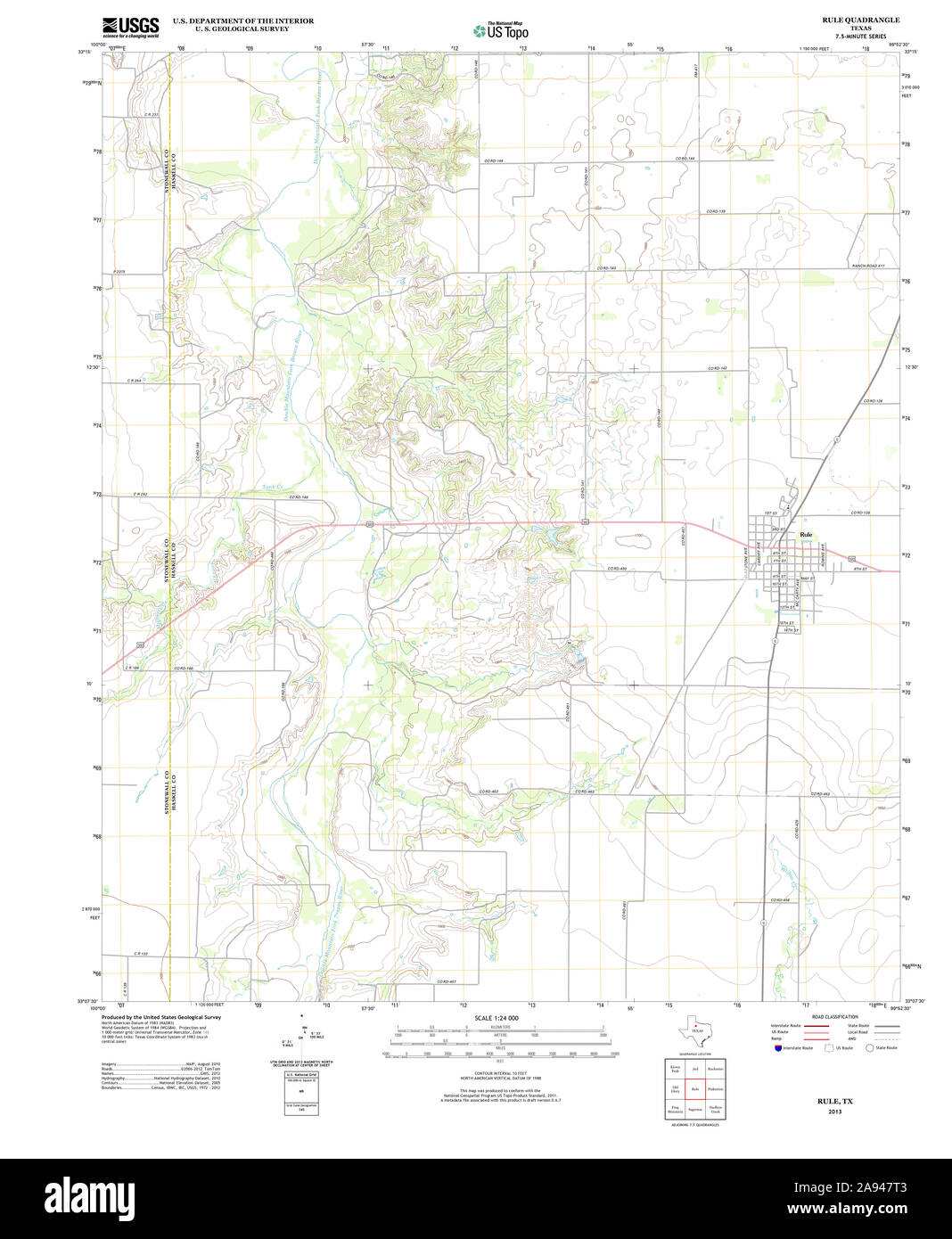 Map of rule texas Cut Out Stock Images & Pictures Alamy