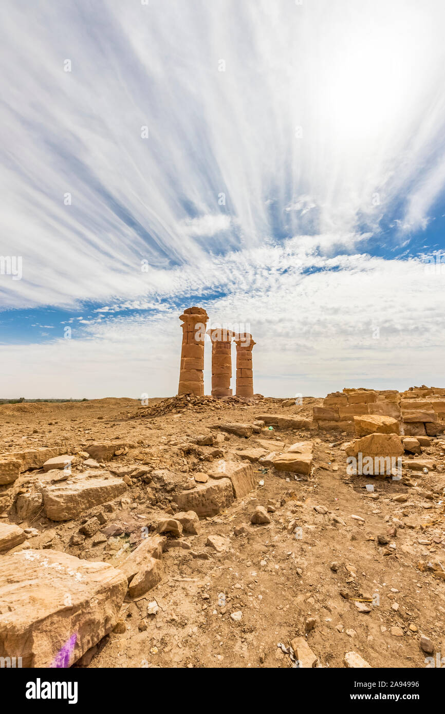 Akhenaten Temple; Sesibi, Northern State, Sudan Stock Photo
