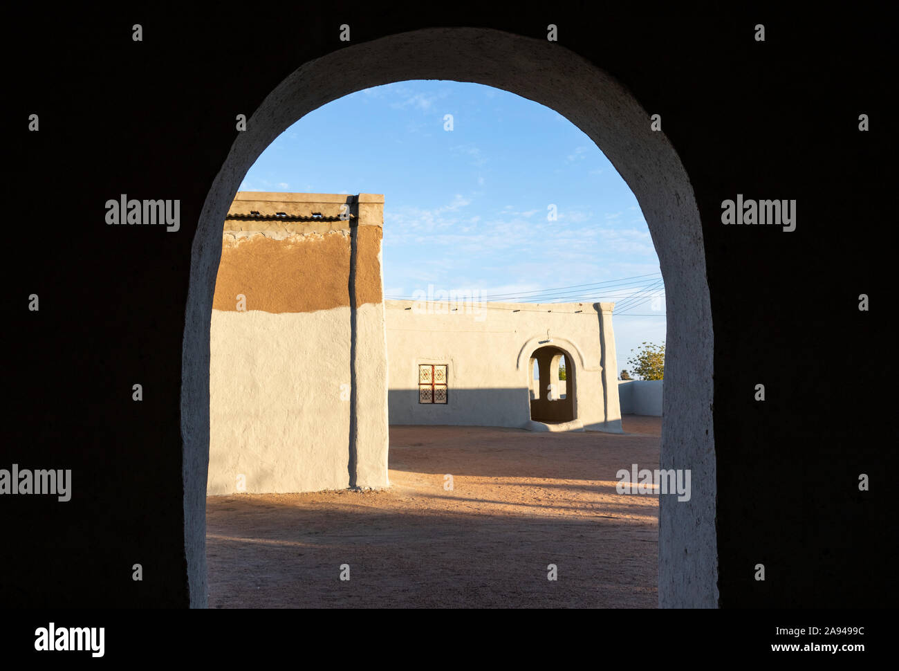 Nubian house; Soleb, Northern State, Sudan Stock Photo
