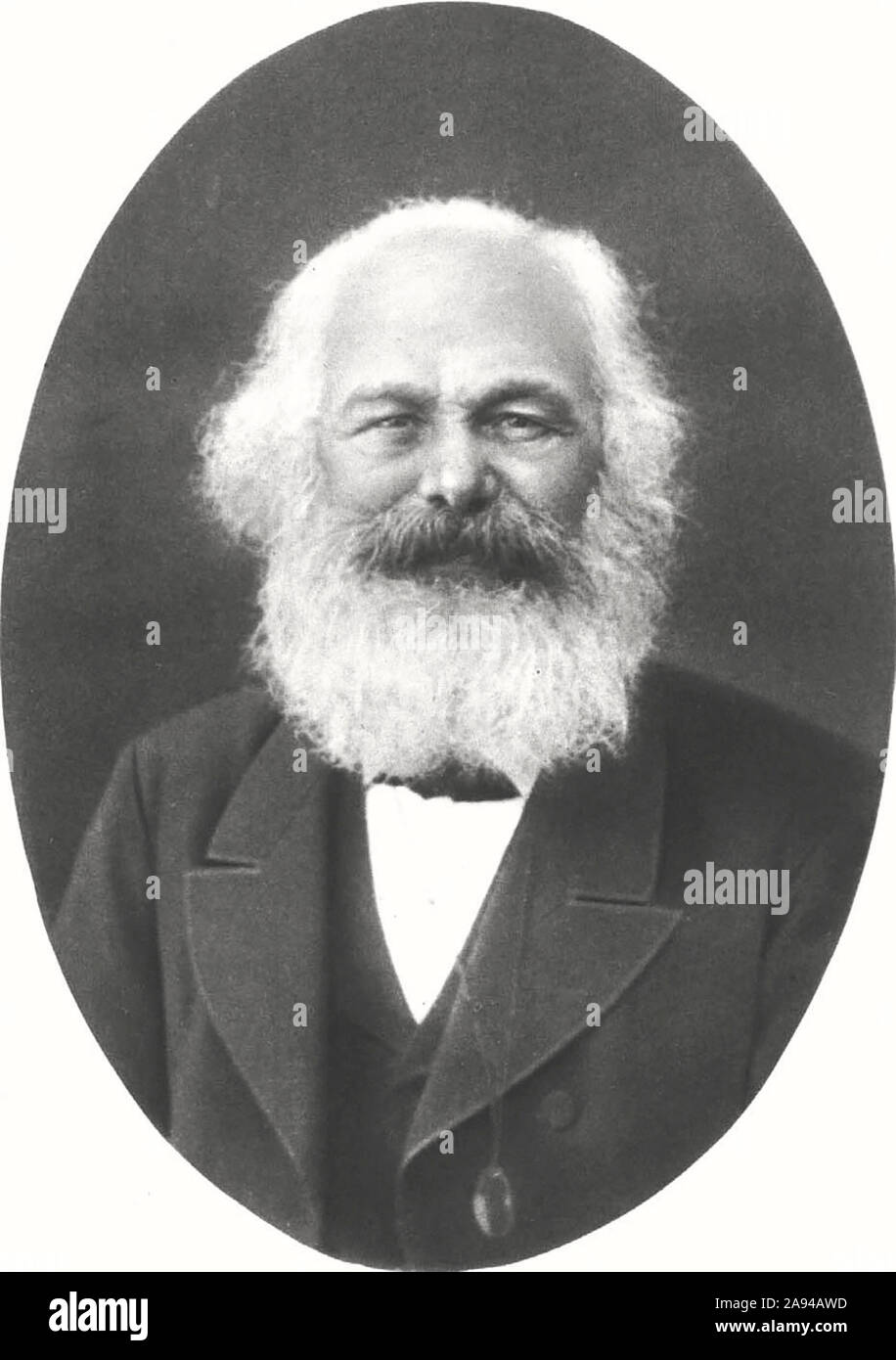 Karl Marx in 1882 Stock Photo