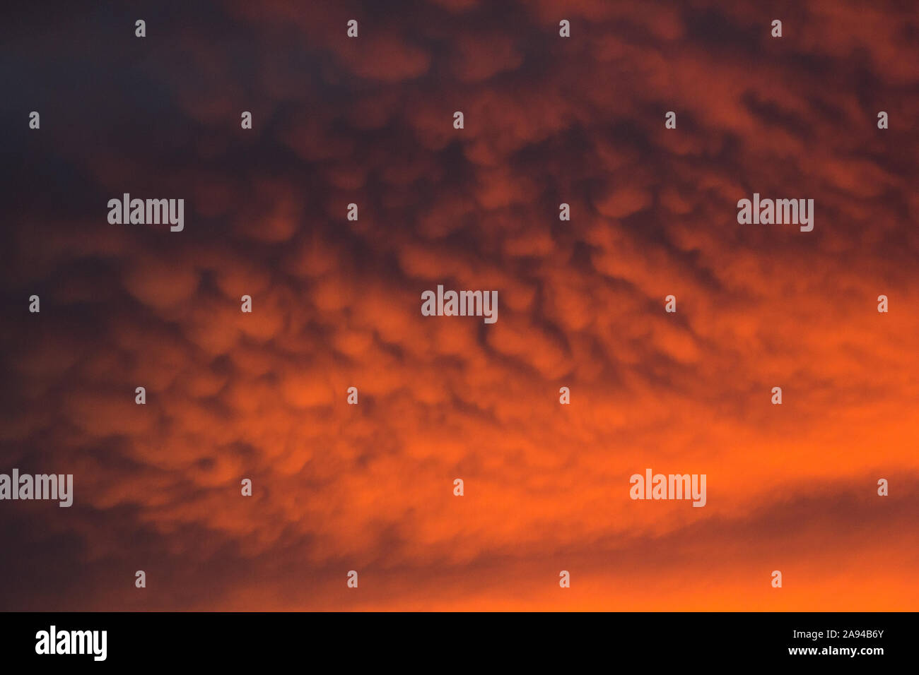 Evening Sunset Clouds Stock Photo - Alamy