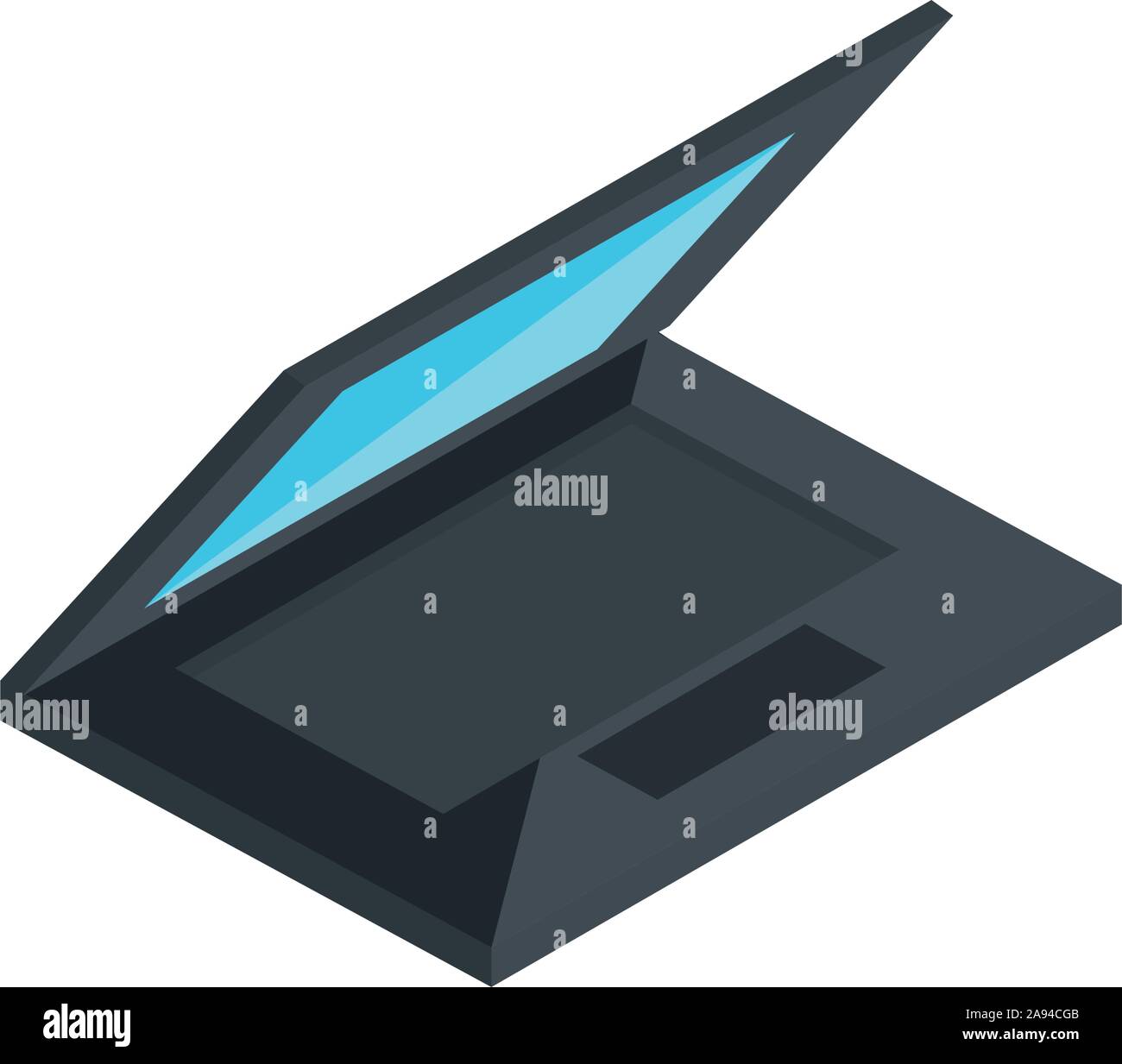 laptop technology hardware device computer vector illustration ...