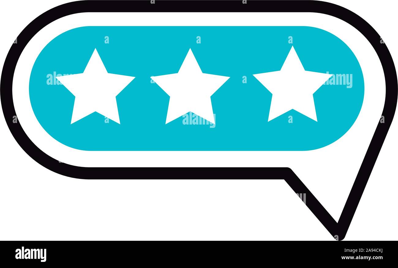 speech bubble social media icon line and fill vector illustration Stock ...