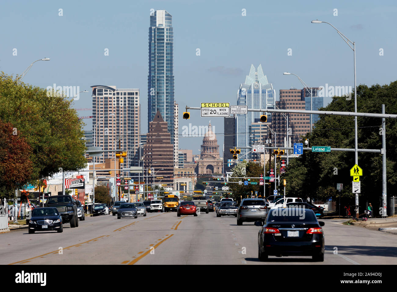 South Congress Ave, district, Austin Texas Stock Photo Alamy