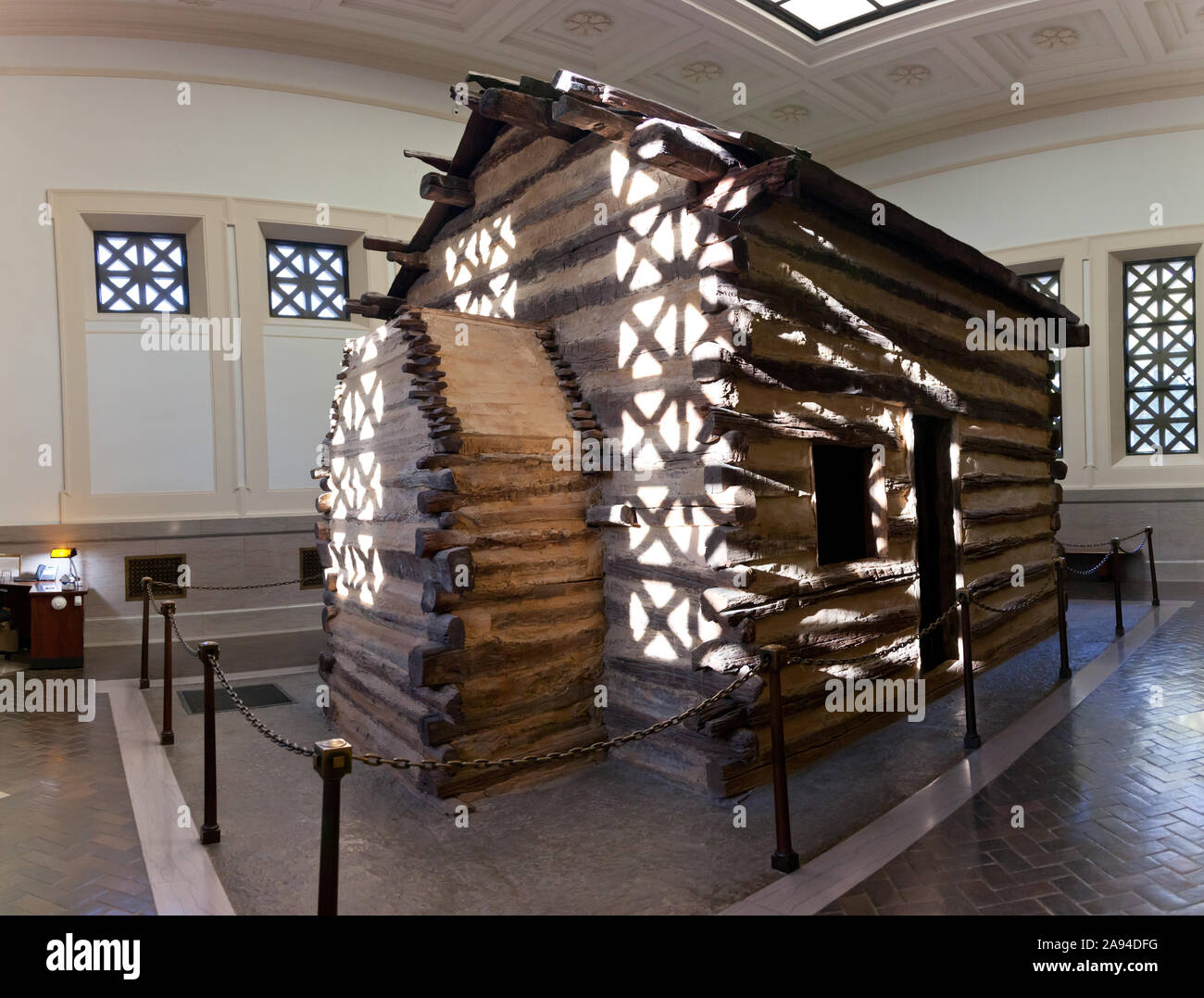 The Birth Cabin At Abraham Lincoln Birthplace National Historical