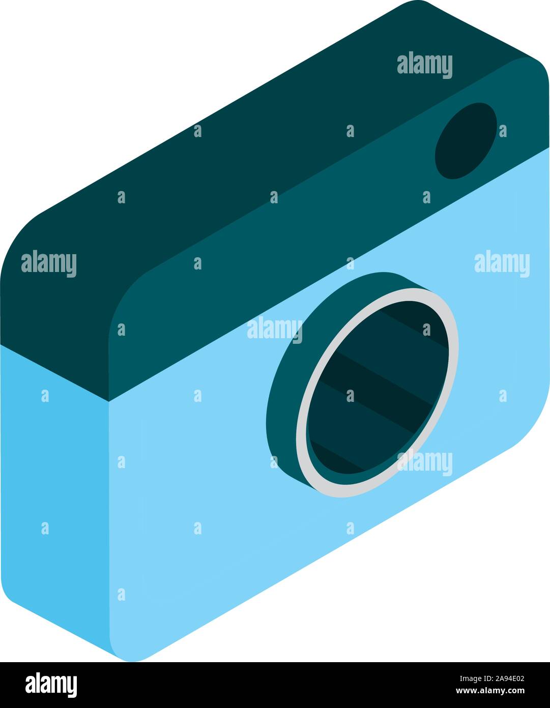 photo camera social media isometric icon vector illustration Stock ...