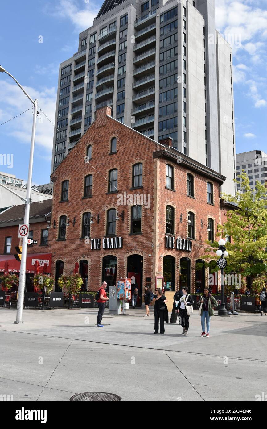 The iconic Byward Market in downtown Ottawa, Ontario, Canada Stock