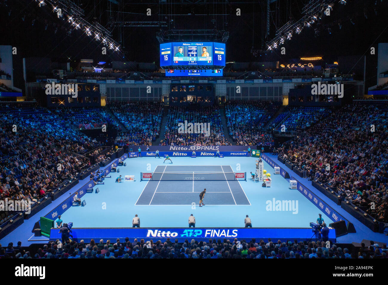 London, UK. 12th Nov, 2019. 12th November 2019; O2 Arena, London, England;  Nitto ATP Tennis Finals;
