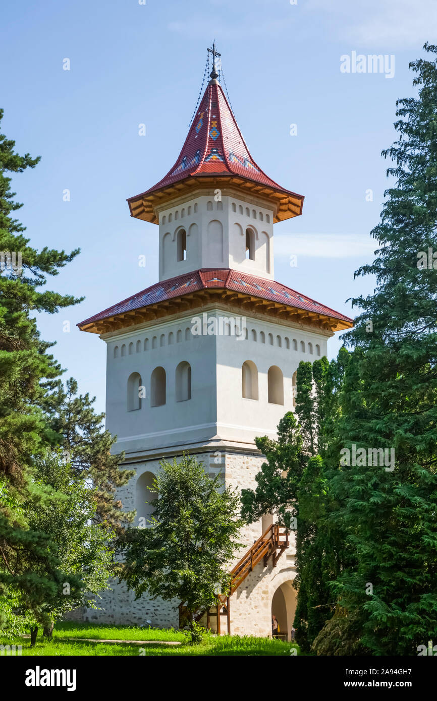 Bell Tower, St John The New Monastery, 1514; Suceava, Suceava County, Romania Stock Photo