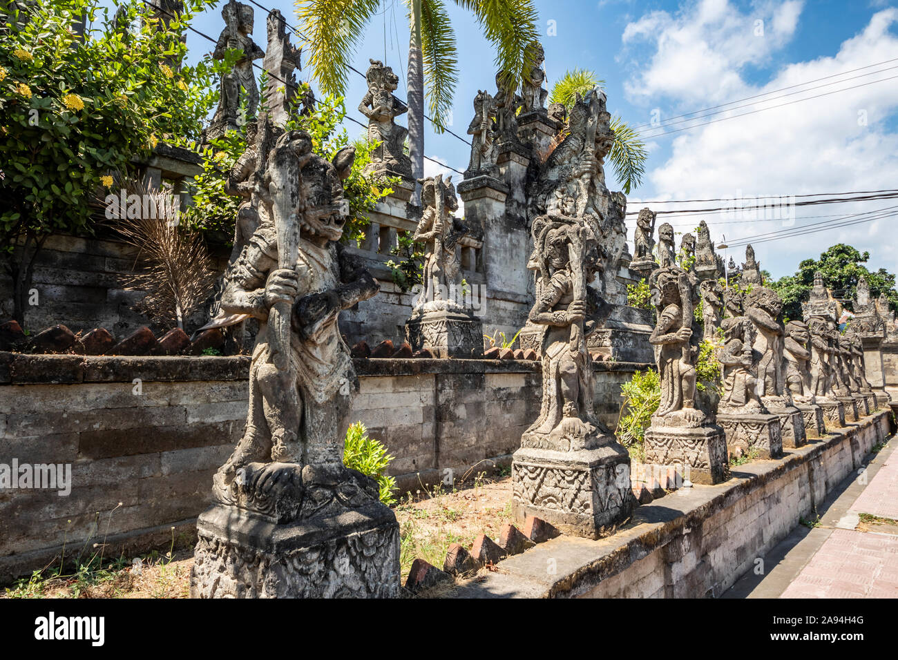 Pura Meduwe Karang temple; Bali, Indonesia Stock Photo
