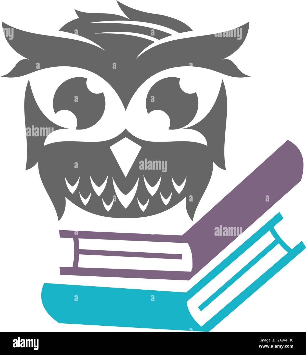 Owl Logo Design Vector Template Isolated Stock Vector