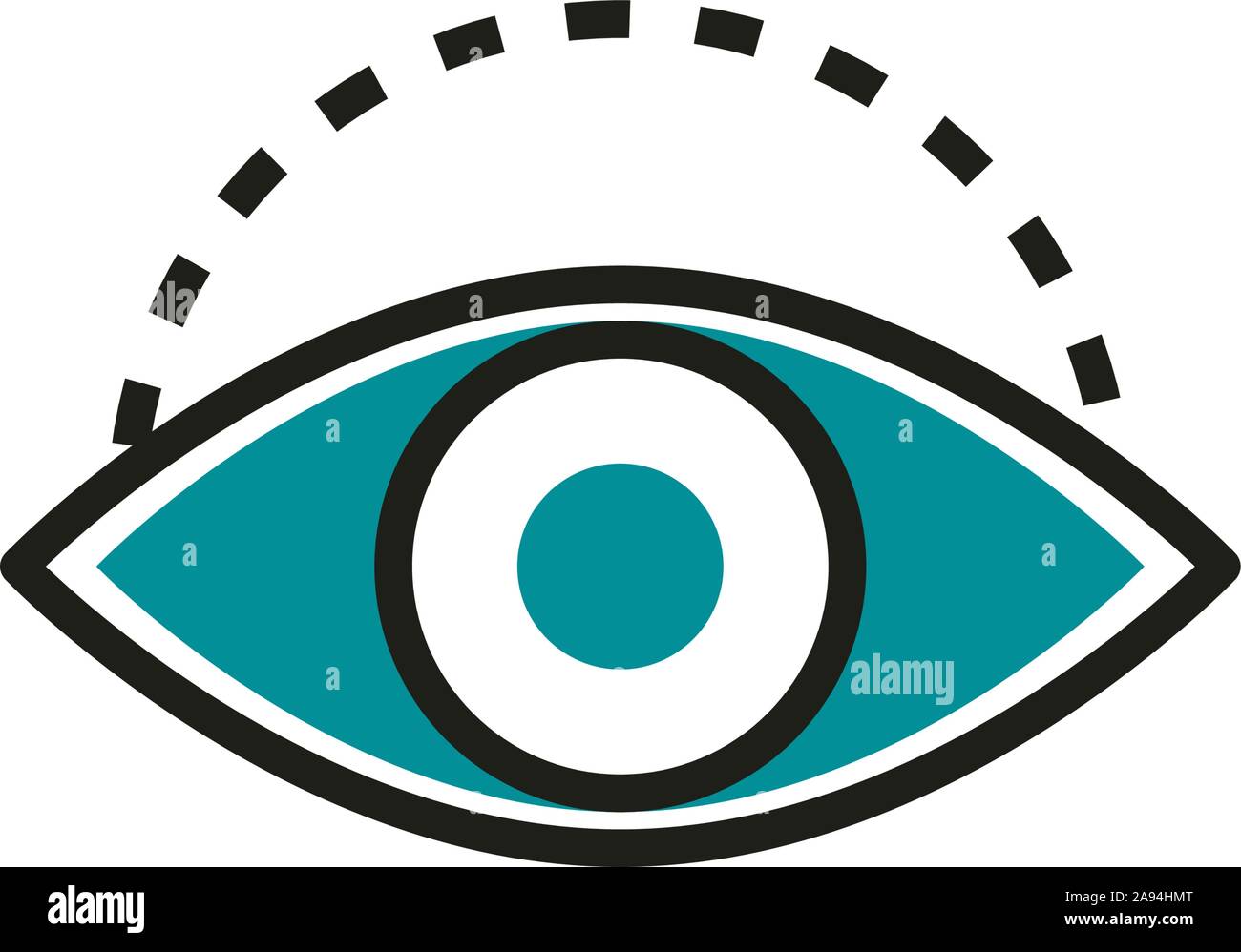 visualization web development icon vector illustration line and fill ...