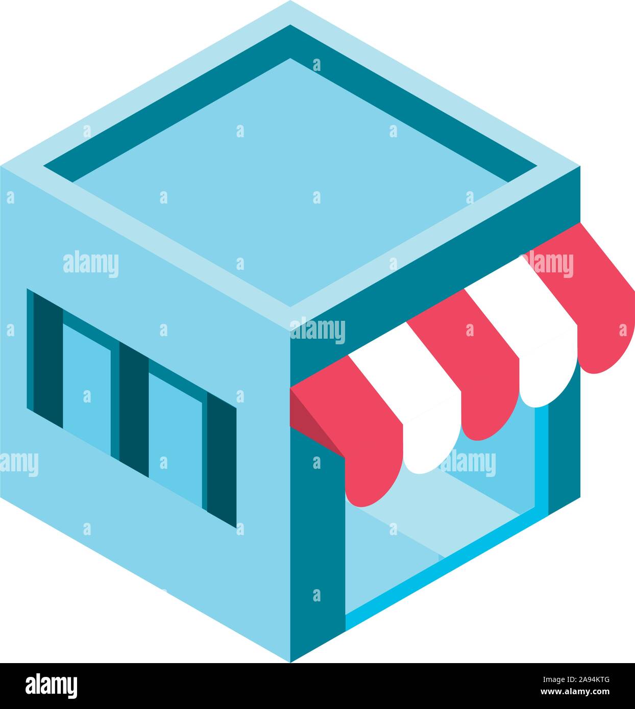 market online shopping isometric icon vector illustration Stock Vector ...