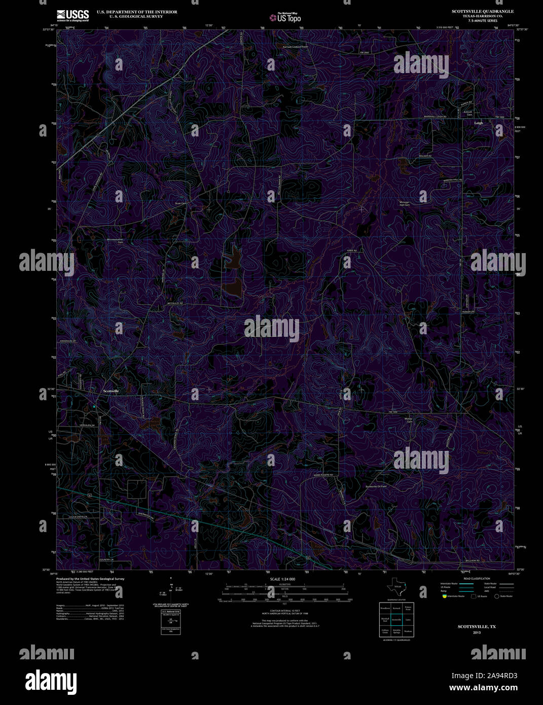 Map of scottsville hires stock photography and images Alamy