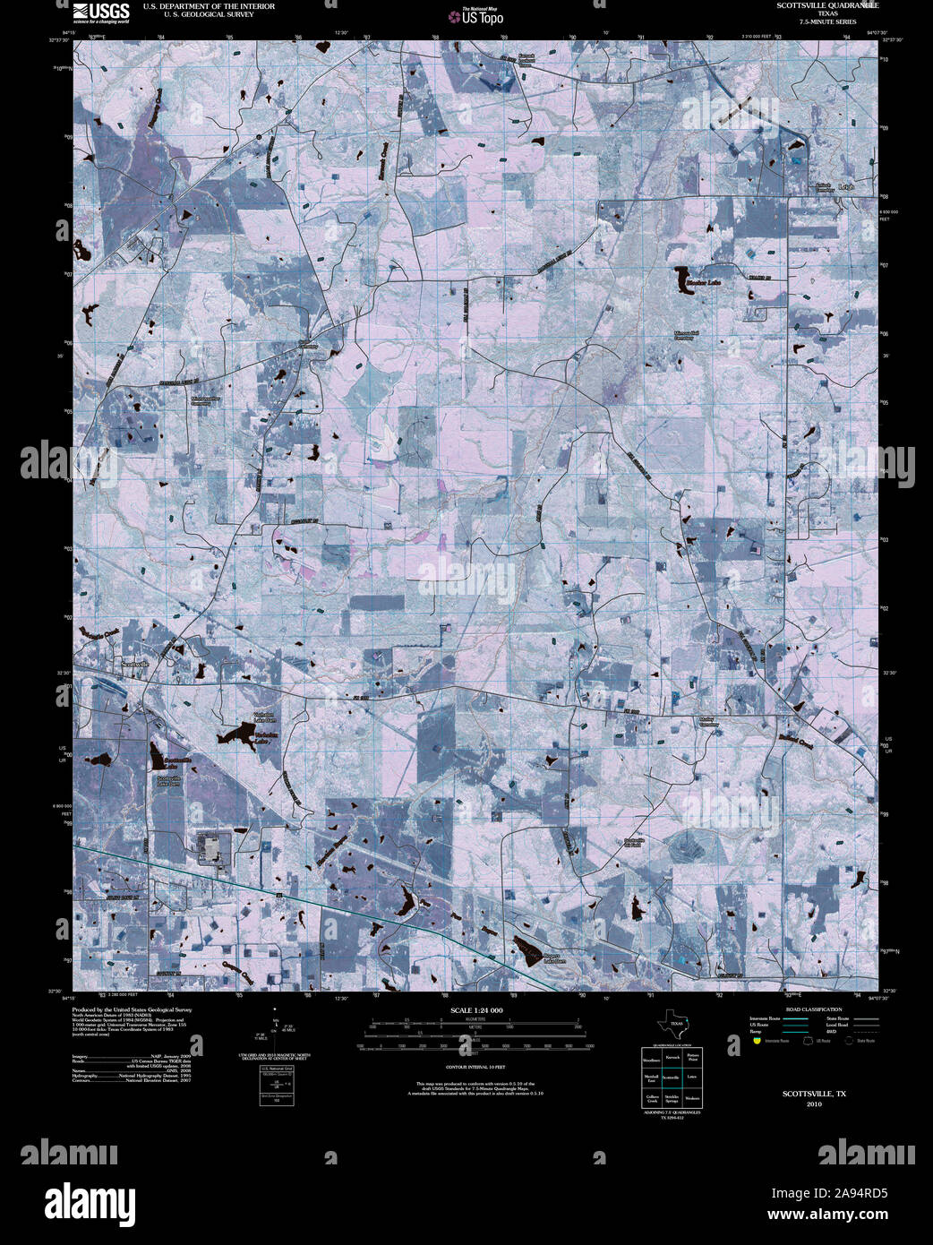 Map of scottsville hires stock photography and images Alamy