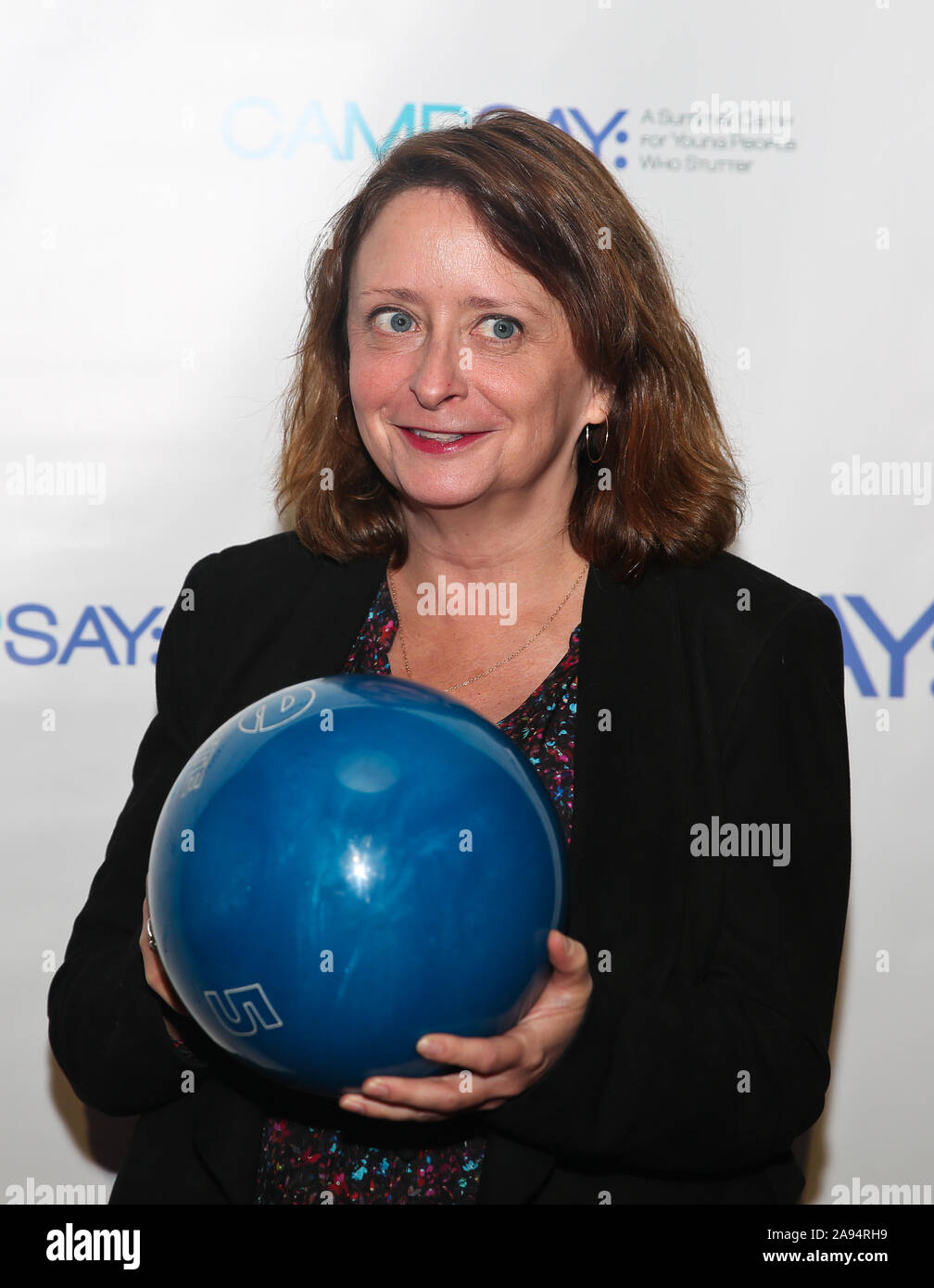 NEW YORK-NOV 11: Rachel Dratch attends the 8th Annual Paul Rudd All-Star Benefit for SAY at Lucky Strike Lanes on November 11, 2019 in New York City. Stock Photo