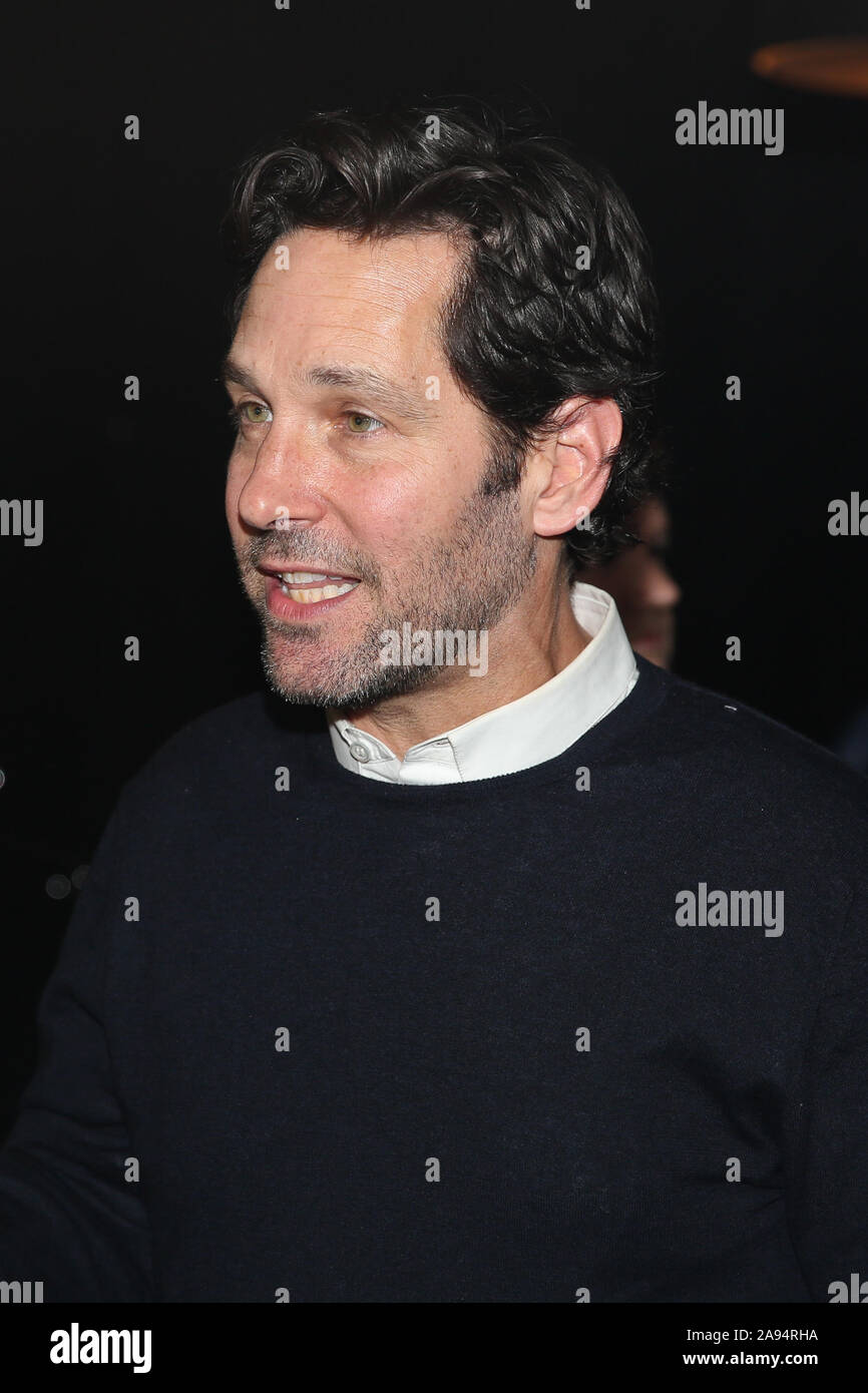 NEW YORK - NOV 11: Paul Rudd attends the 8th Annual Paul Rudd All-Star Benefit for SAY at Lucky Strike Lanes on November 11, 2019 in New York City. Stock Photo
