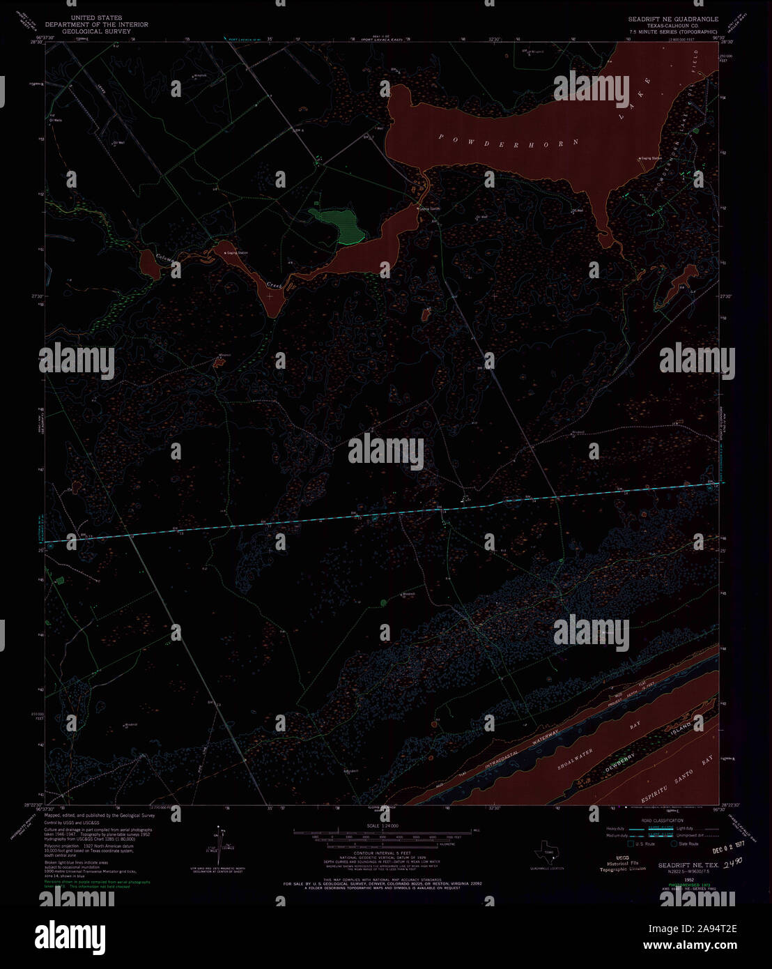 Seadrift map hires stock photography and images Alamy