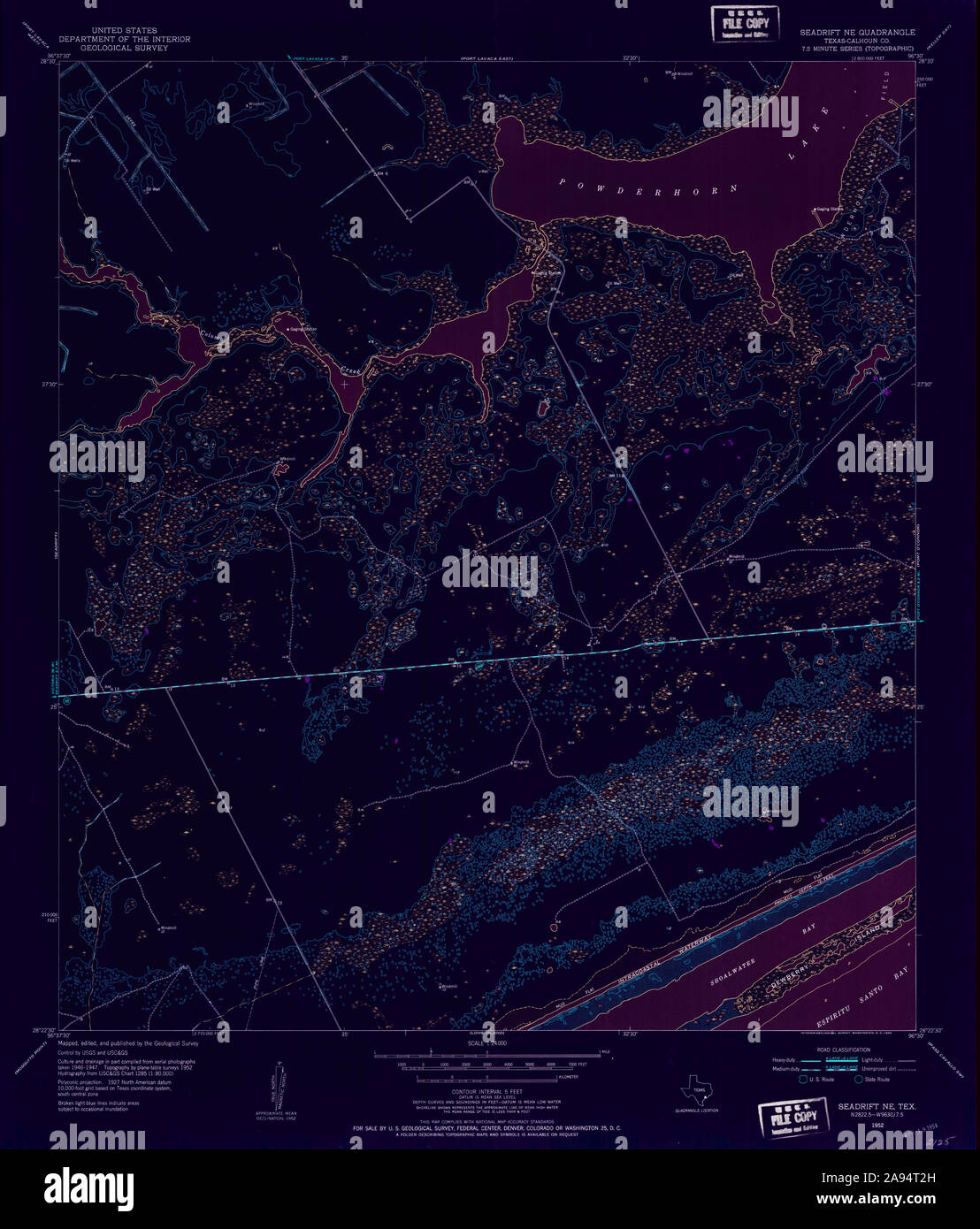 Seadrift map hires stock photography and images Alamy