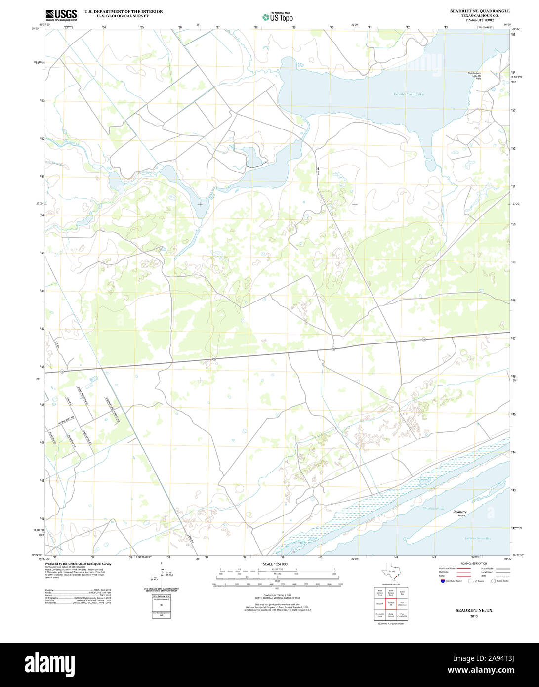 Map of seadrift texas hires stock photography and images Alamy
