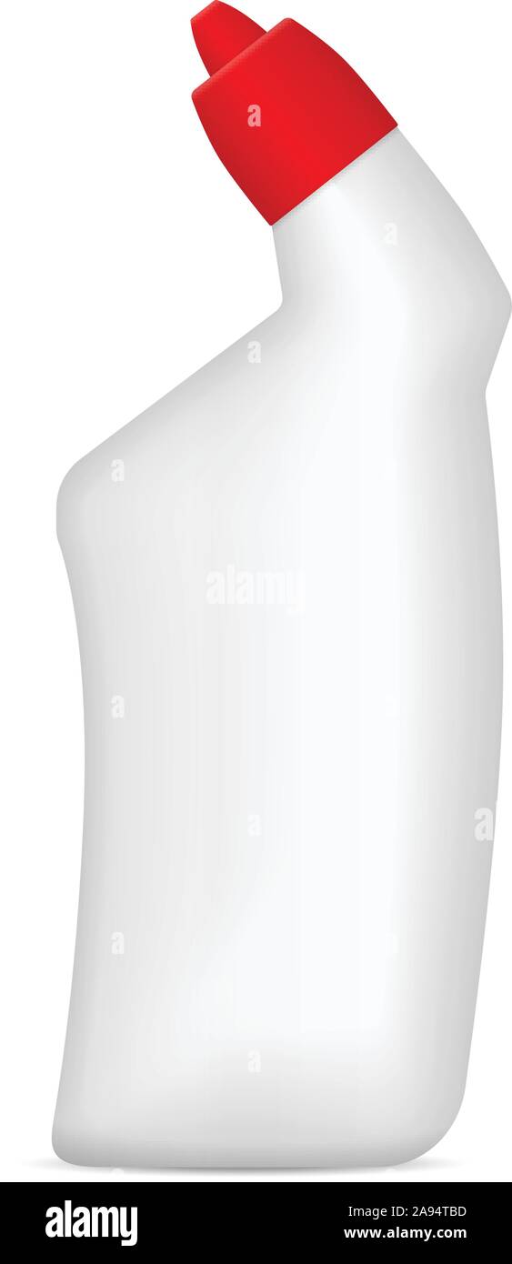 Detergent bottle on a white background. Vector illustration. Stock Vector