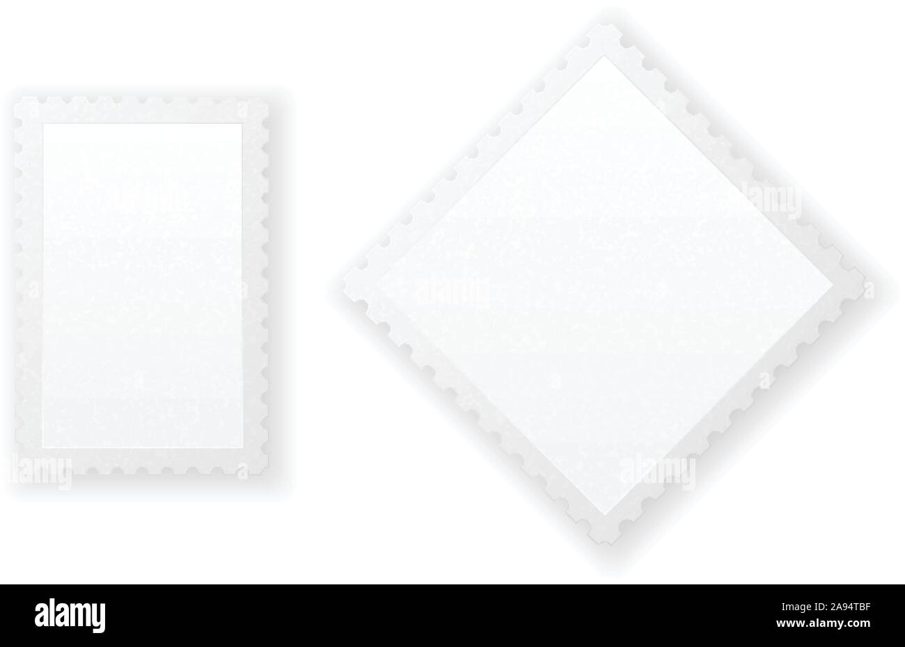 Postage stamp on a white background. Vector illustration Stock Vector ...