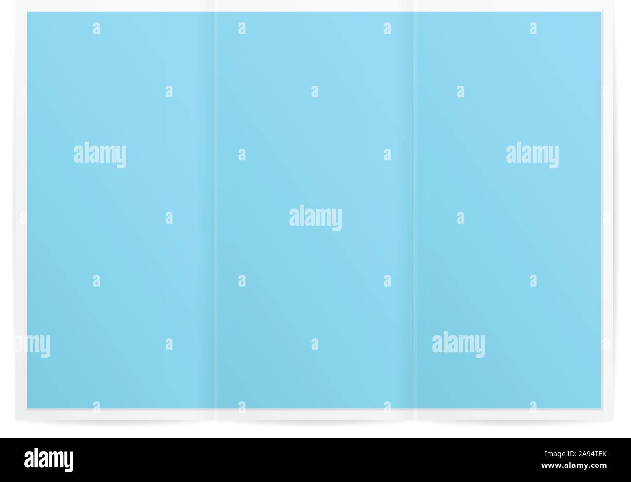 Folded paper on a white background. Vector illustration Stock Vector ...