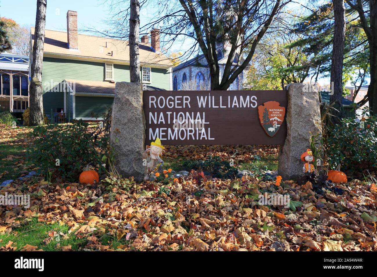 Roger Williams National Memorial, 282 North Main Street, Providence, Rhode Island Stock Photo