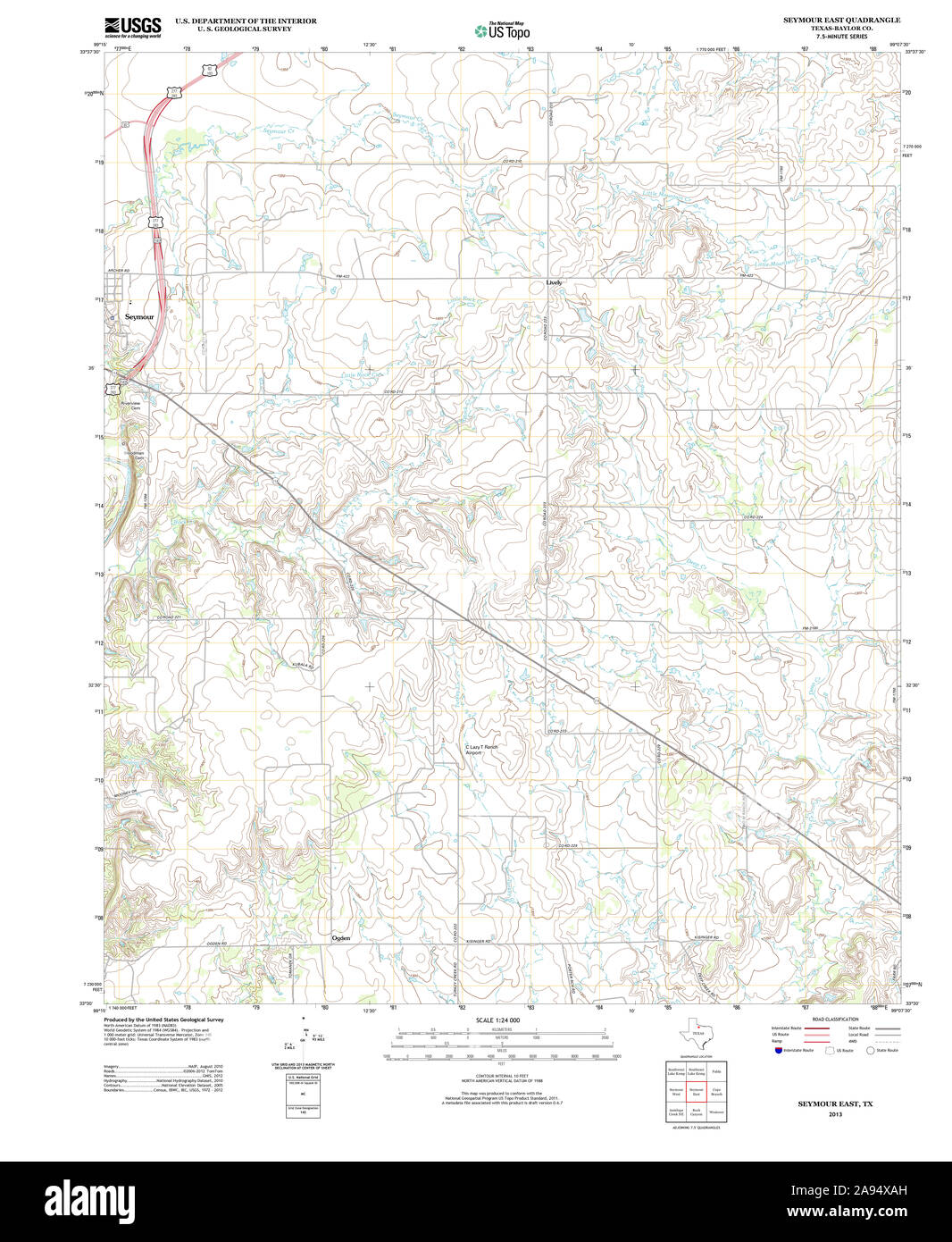 Map of seymour Cut Out Stock Images & Pictures Alamy