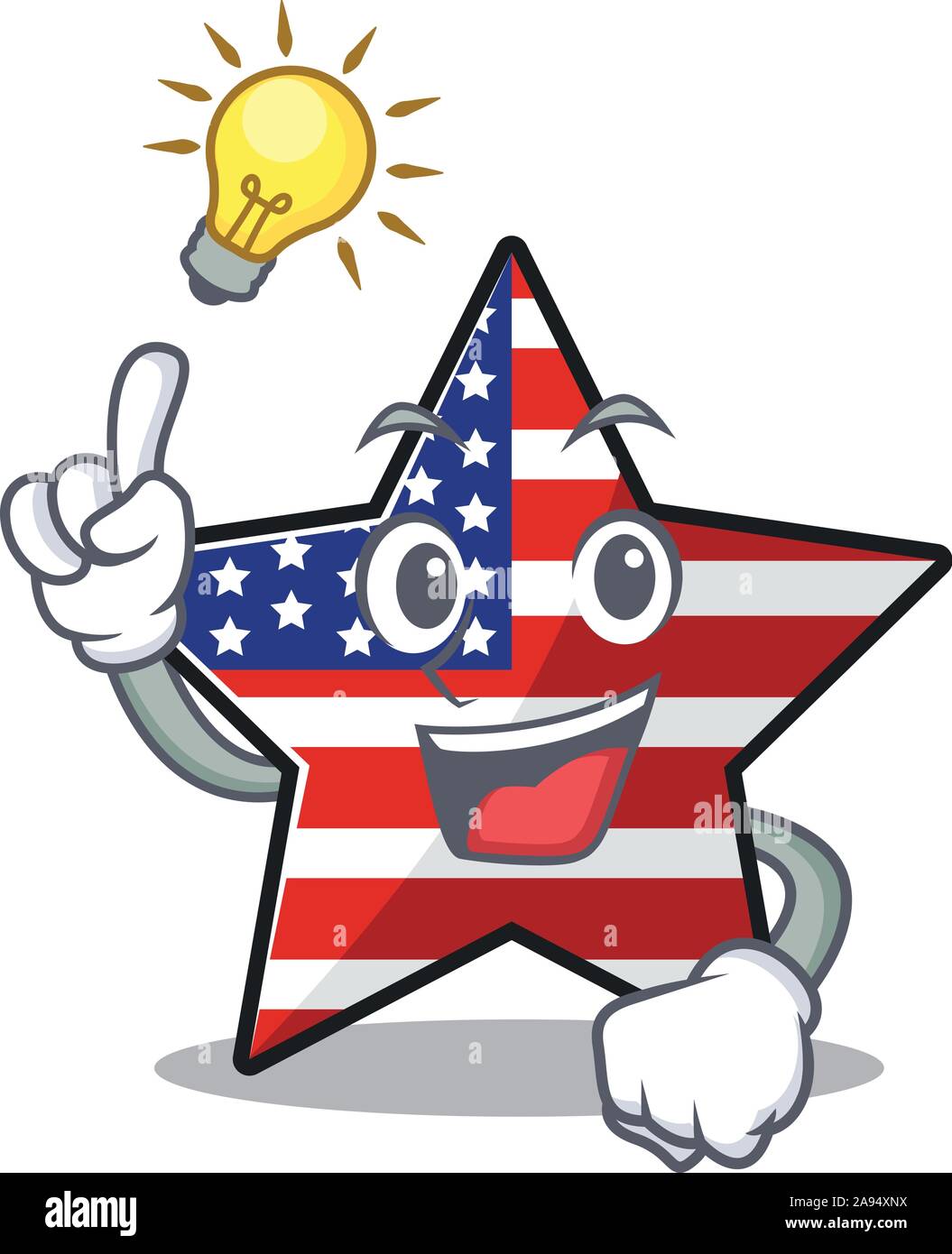 American Flag Banner Meaning America Cut Out Stock Images