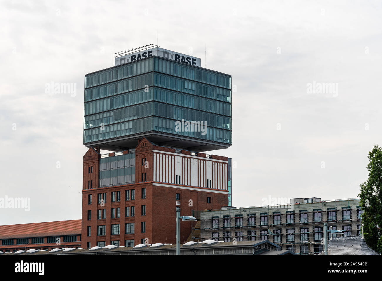 Berlin, Germany - July 29, 2019: BASF Services Europe GmbH office building  in Friedrichshain area Stock Photo - Alamy