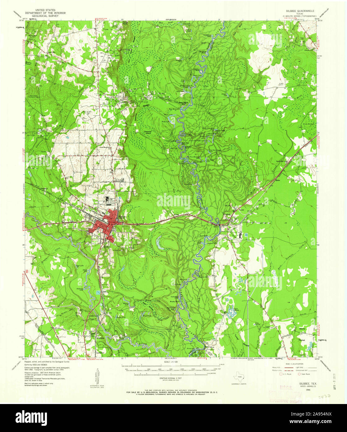 Map of silsbee texas hires stock photography and images Alamy