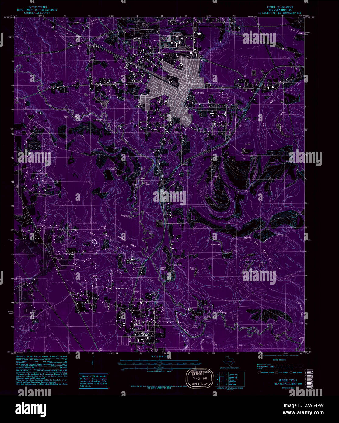 Map of silsbee hires stock photography and images Alamy