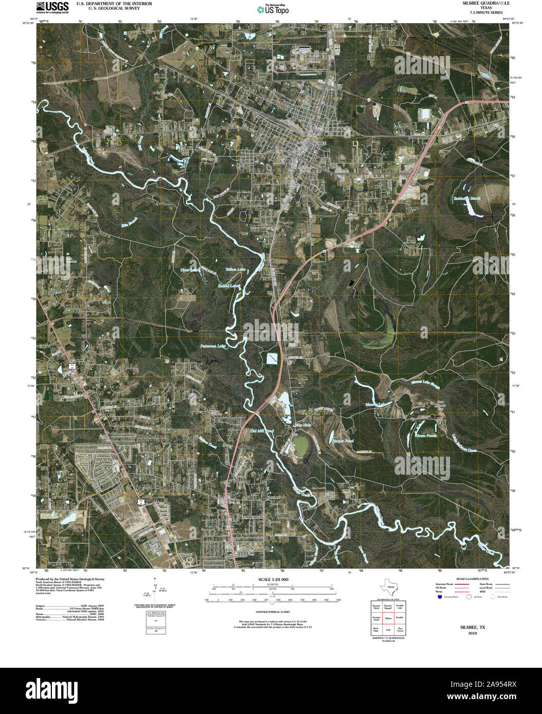 Map of silsbee texas hires stock photography and images Alamy
