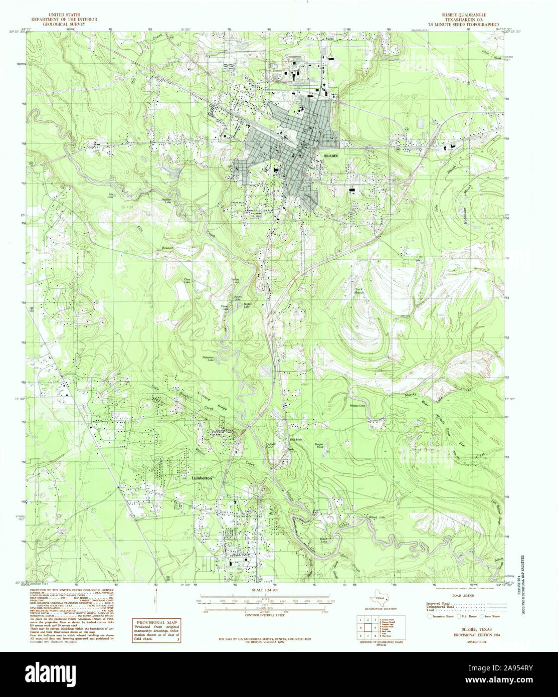 Map of silsbee hires stock photography and images Alamy