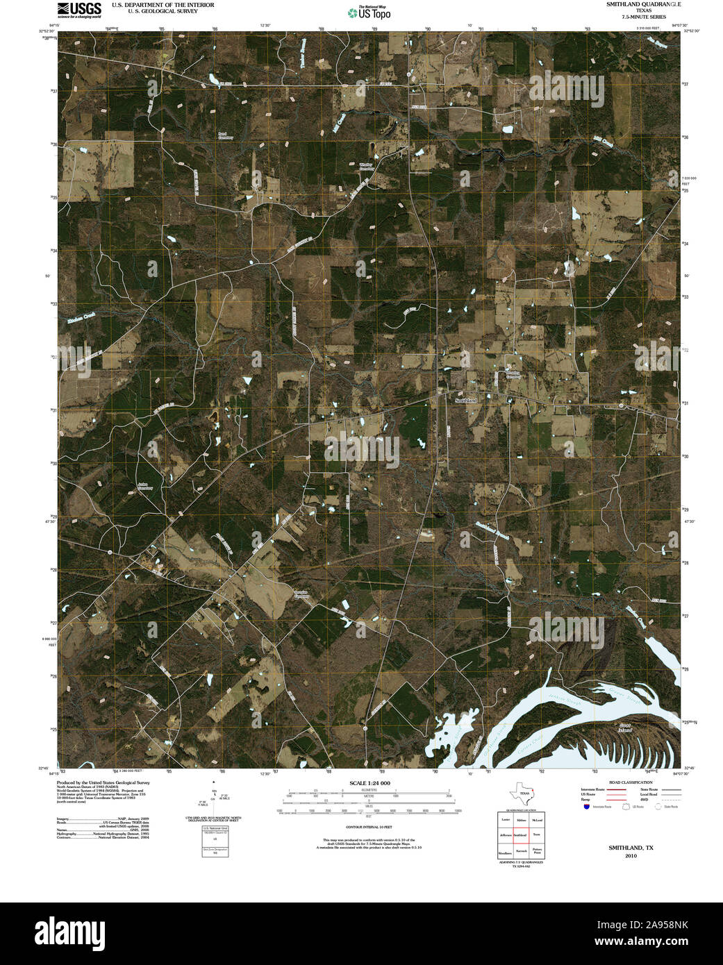 Map of smithland hires stock photography and images Alamy